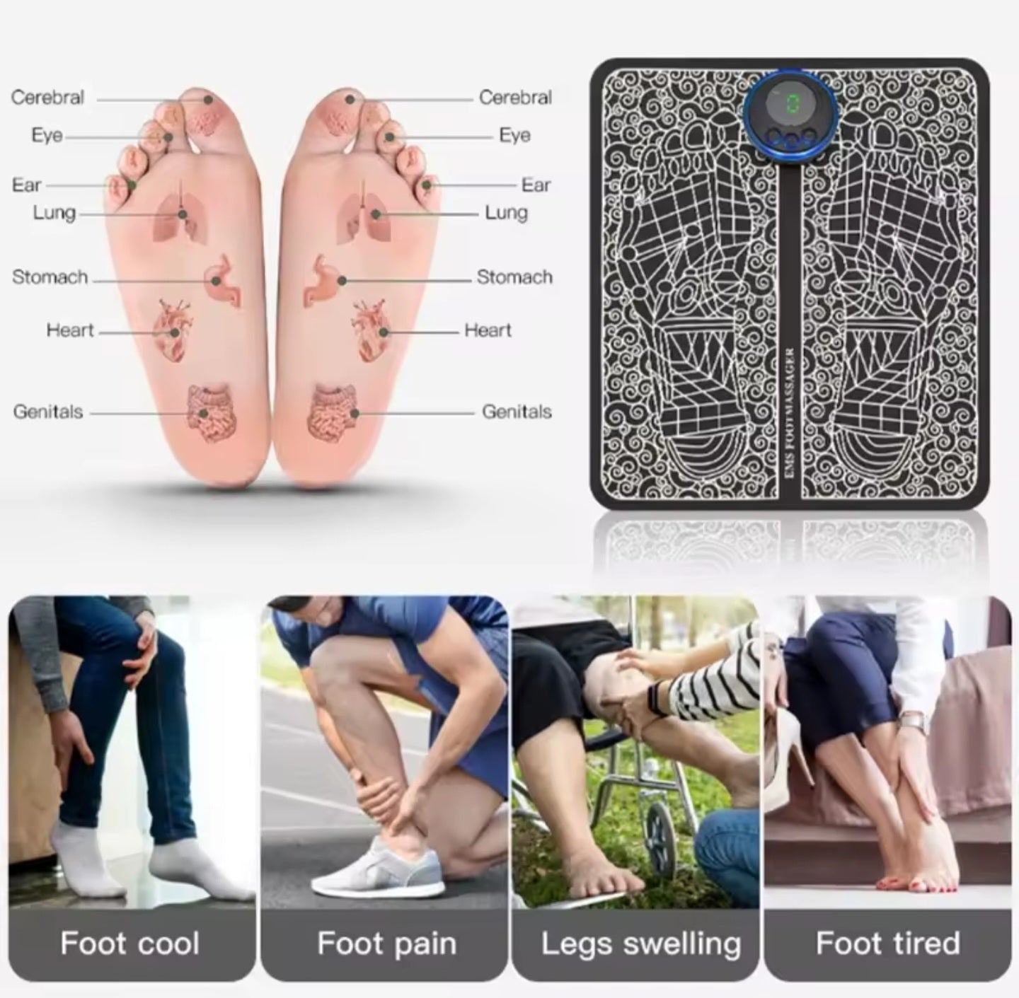 Healveria™ NMES Foot Massager